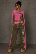 Tempio Santo Olive & Pink Tracksuit Set