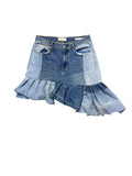 Angle Denim Skirt
