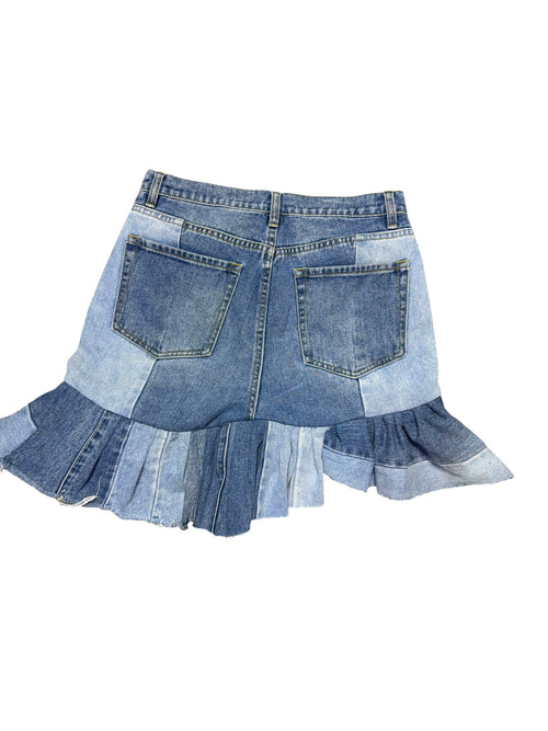 Angle Denim Skirt